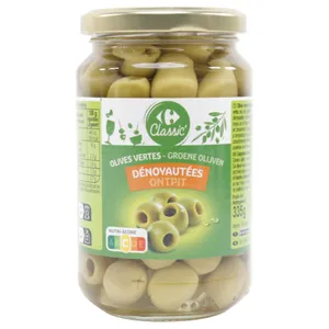 Aceitunas Carrefour Verdes Sin Hueso 160 G
