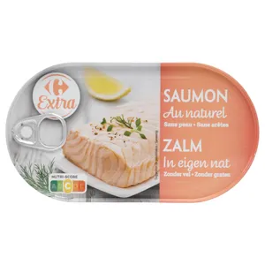Filete De Salmón Ahumado Natural Carrefour 190 G
