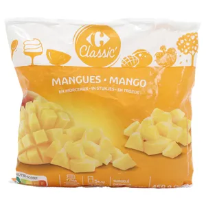 Congelado Mango En Bloques Carrefour 450g