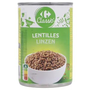 Lentejas Naturales Carrefour 2 L
