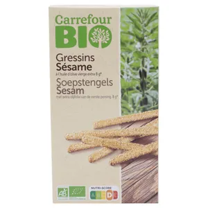 Grissini Con Aceite De Oliva Carrefour Bio 125 G
