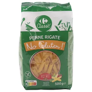 Penne Sin Gluten Carrefour 500 G