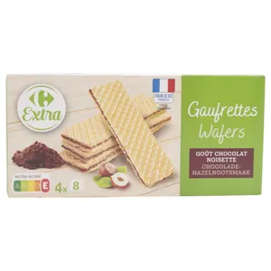 Barquillos Carrefour Sabor Chocolate Avellana 160 G