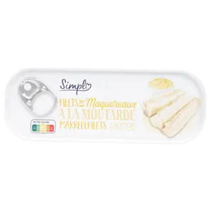 Filete De Caballa Simpl Con Mostaza 169 G