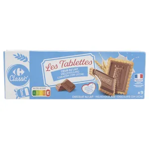 Galletas Carrefour De Barra De Chocolate Con Leche 150 G