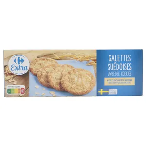 Galletas Carrefour Suecas De Avena 335g