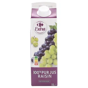 Jugo Carrefour Puro Uva 1 L