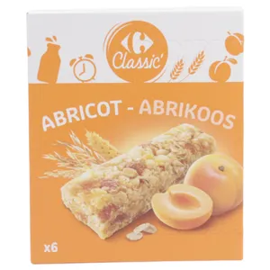 Barras De Albaricoque Carrefour 125 G