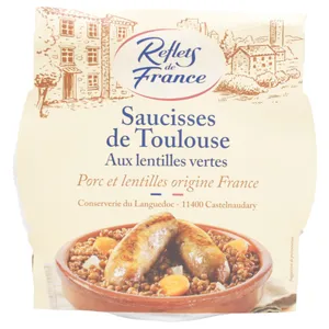 Saucisse De Toulouse Con Lentejas Carrefour 300 G