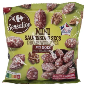 Mini Salchichón Con Nueces Carrefour 75 G
