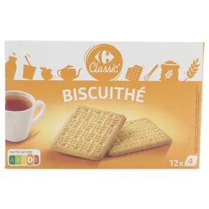 Galletas Carrefour Biscuithé 335g 12x4