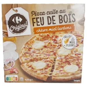 Congelado Pizza Queso De Cabra Y Miel Carrefour 420g