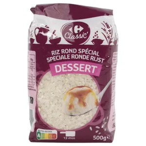 Arroz Redondo Para Postre Carrefour 500 G