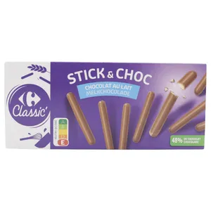 Bastón Chocolate Con Leche Carrefour 150 G