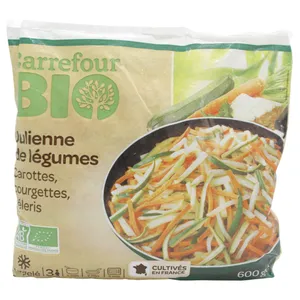 Congelado Verduras En Juliana Carrefour Bio 600g