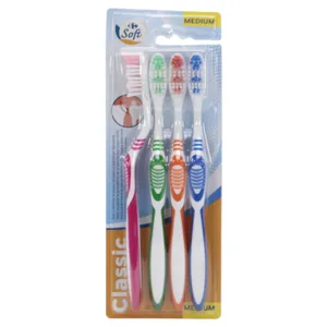 Cepillo Dental Tempo Medium X4 Unidades