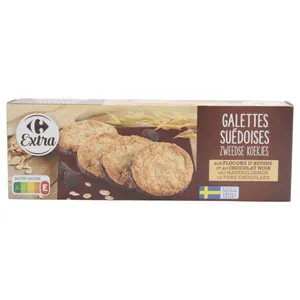 Galletas Carrefour Suecas De Avena Y Cholate 335g