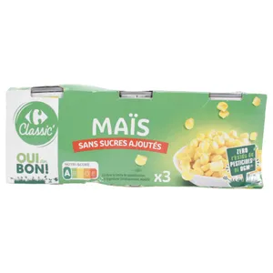 Maíz Dulce Carrefour (pack 4 X 3)