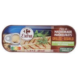 Filete De Caballa Carrefour Con Hierbas 85 G