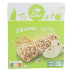 Barra De Cereal Manzana Carrefour 125 G