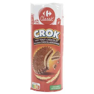 Galleta Carrefour Rellena Chocolate 300 G