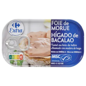 Hígado De Bacalao En Lata Carrefour 121 G