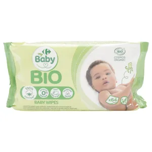 Wipes Carrefour Bebé X64 Unidades