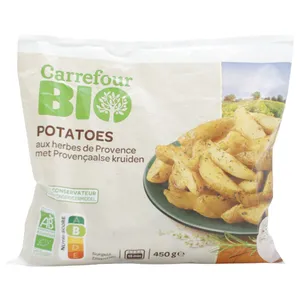 Congelado Papas Precocidas Con Hierbas Bio Carrefour 450g