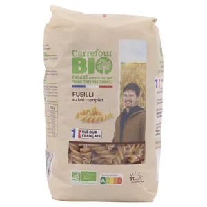 Fusilli Integral Carrefour Bio 400 G