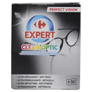 Toallitas Lentes Carrefour Red Optic 30 Unidades