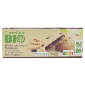 Sablés De Chocolate Carrefour Bio 155 G