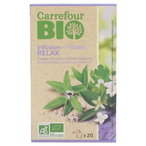 Té Infusión Relax Carrefour Bio 20 Bolsitas