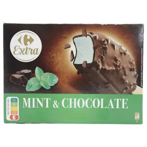Paleta Menta Choc Carrefour 290g X4