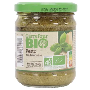 Salsa Pesto Genov 185g Carrefour Bio