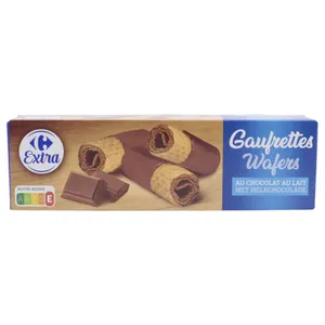 Obleas De Chocolate Carrefour Extra Con Leche 125 G