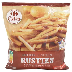 Congelado Papas Fritas Rústicas Carrefour 500g