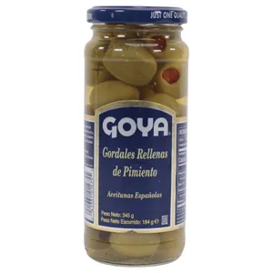 Aceitunas Españolas Goya Rellenas Con Pimientos 255 G