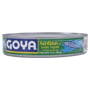 Sardinas Goya En Aceite Vegetal Oval 425 G (15 Oz)