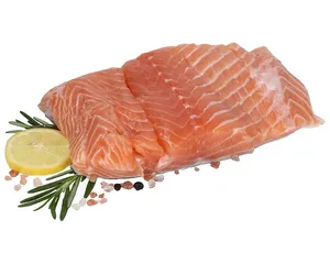 Pescado Filete De Salmón Con Piel