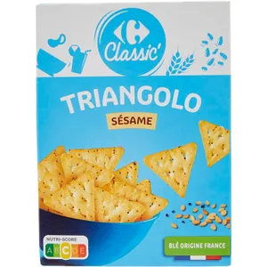 Crackers Pavot & Sésamo Carrefour 100 G