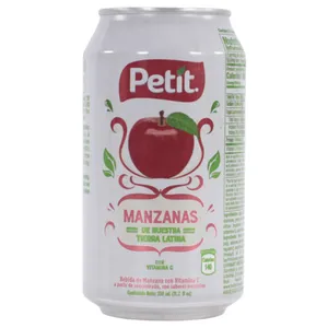 Jugo Petit Néctar Manzana Lata 330 Ml