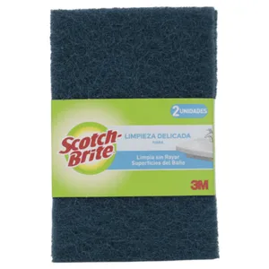 Fibra Scotch-brite Limpieza Delicada Cero Rayas Bao 2 Unidades