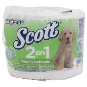 Papel De Baño Scott 1000 Hojas X1 Unidad