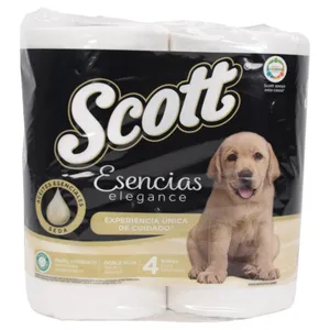 Papel Higiénico Scott Esencias Elegance X4 Unidades