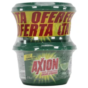 Lavavajilla Crema Axion Limón Pack 2 X 450 G