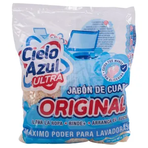 Jabón De Cuava Cielo Azul Ultra Lavadora 375 G