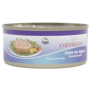 Atún Desmenuzado Continente En Agua 142 G