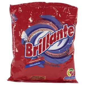 Detergente En Polvo Brillante Todo Tipo De Ropa 400 G