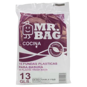 Fundas Plásticas De Basura Cocina 24x30