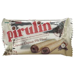 Barquillas Pirulin Chocolate Tradicional 24 G